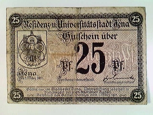 Notgeld jena 25 pfennig - jena,,