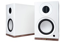 Swan Dazzle Prime - aktiver Bluetooth-Regallautsprecher weiß matt Paar UVP 899 €