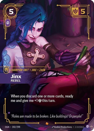 Riftbound jinx rebel - jinx,,