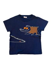 Il Gufo Navy Crocodile T-Shirt