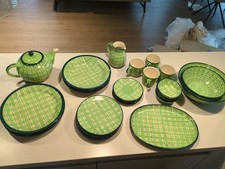 Großes Keramik Set Für 4 Personen Von Karl Louis Lehmann