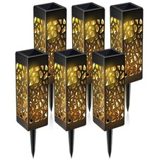 6 Stück LED Solar Laterne