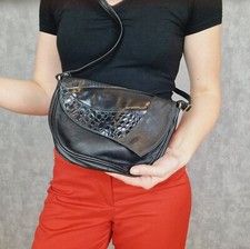Elegante leder schultertasche - leder,