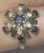 Saphir diamantring gold - saphir+diamantring, 585