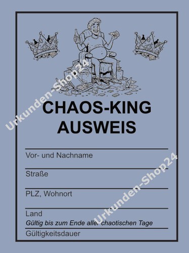 Chaos king ausweis - chaos-king,