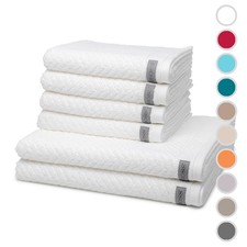 ROSS - Smart - 4 X Handtuch 2 X Duschtuch - im Set - 100% Baumwolle - Weich