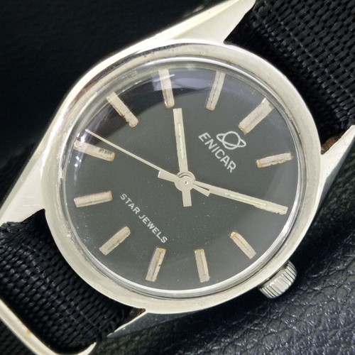 Handaufzug vintage enicar - handaufzug, star