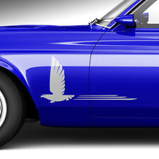 Seitendekor Set Adler Seitenaufkleber Linien Auto Aufkleber Sticker Tuning #1279