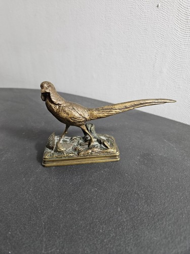 Antike bronze figur fasan - figur,