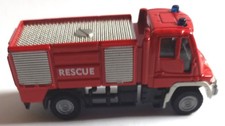 Siku 1068 Mercedes Benz Unimog Feuerwehr H0 1:87 selten RESCUE sehr gut