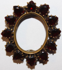 Kamee Rahmen Granat Anhänger