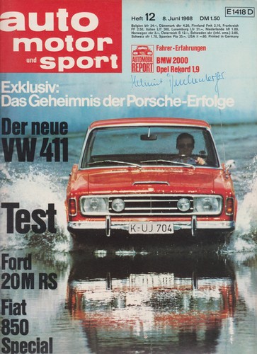 Auto motor sport heft juni - motor, 12