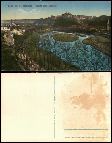 Ansichtskarte leisnig blick - leisnig,