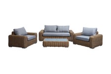 Polyrattan loungeset kubus - polyrattan,