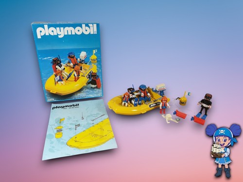 Playmobil motorboot taucher - ⭐playmobil,