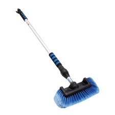 Teleskop Waschbürste rundum mit Wasseranschluß für PKW LKW Caravan Wohnwagen KFZ