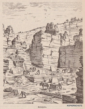 SOLNHOFEN/BAYERN; Plattenkalk