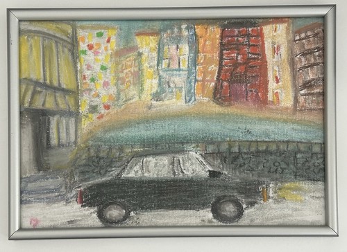 Kreidebild hamburg - kreidebild,