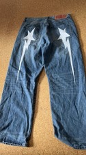 Bapesta Jeans Blau mit Sternen