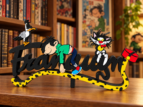 Franquin logo gaston lagaffe - -,