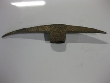 alte Spitzhacke Pickel ohne Holzstiel, Gartenhacke Kreuzhacke   (23)