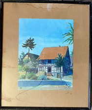 ::AQUARELL SIGN. MAX KRAUSE