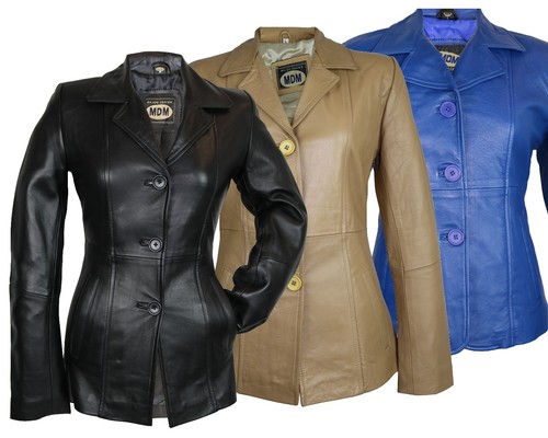 Damen lederblazer lederjacke - lederblazer,