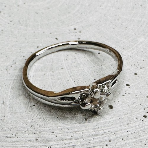 Ring versilbert größe - versilbert, 55