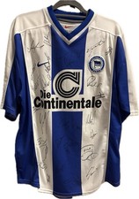 Spieler Trikot - HERTHA BSC - Saison: 1999 - Mit Autogrammen - Seltenheit
