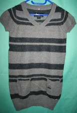 Pepe Jeans Mädchen Strickkleid Kleid Tunika Gr. 128 (8 Jahre) mit Wolle Mohair