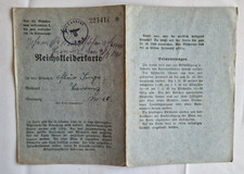 WW2  Reichskleiderkarte 1940 2