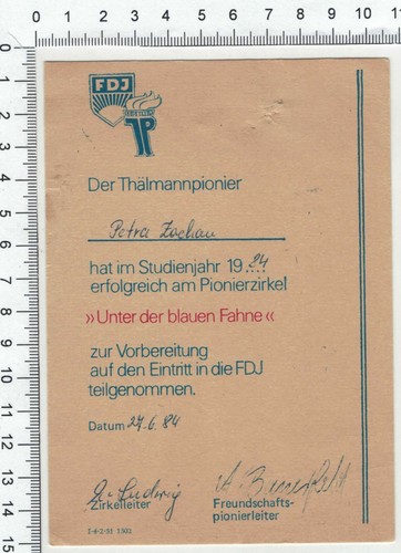 Urkunde vorbereitung fdj - urkunde,