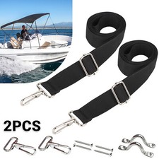2x Adjustable Bimini Top Tie