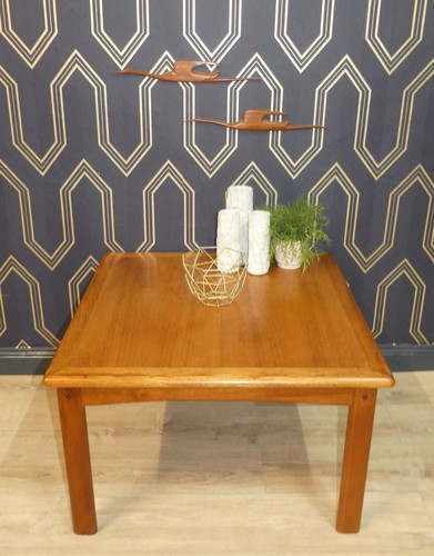 1960er teak holz couchtisch - 1960er,