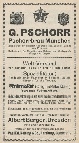 Pschorr pschorrbräu - pschorr.,
