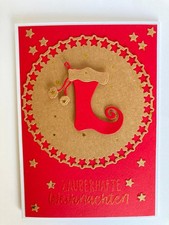 Handgemachte Weihnachtskarte