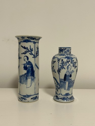 Chinesische porzellanvase - 2x,