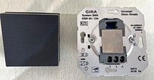 GIRA Dimmer 030500 inkl. Funk Aufsatz 0543 Anthrazit