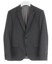 Hugo Boss Bay1 Blazer Herren US 44 Super 120 Wolle Gefüttert Einreihig