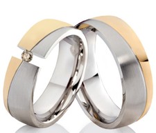 2 Eheringe Trauringe mit