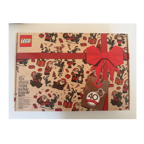 Lego santa and reindeer - santa,