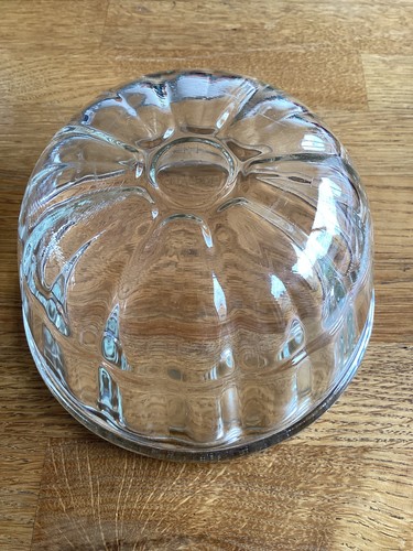Vintage klarglas gelee form - klarglas, 1