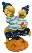 Wattwurm 11 x 7 x 4,5 cm - auf