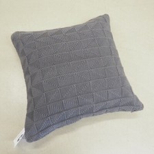 Port Maine Deko-Strick-Kissenhülle Amilia 40x40 cm grau