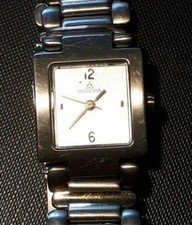 Dugena Titanium Damenuhr Ronda Quarzuhrwerk einwandfreie Funktion 