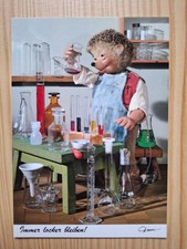 Ansichtskarte Mecki von Diehl-Film, Labor Chemielabor "Immer locker bleiben!"