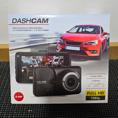 Full 1080p auto dashcam - auto, neu