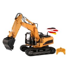 Gebraucht - RC Ferngesteuerter Raupen-Bagger, Baustellen-Fahrzeug, Sound u.Licht