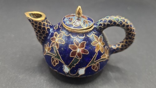 Cloisonne teekanne bunt deko - cloisonne,