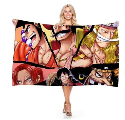 One piece luffy anime - piece, badetuch